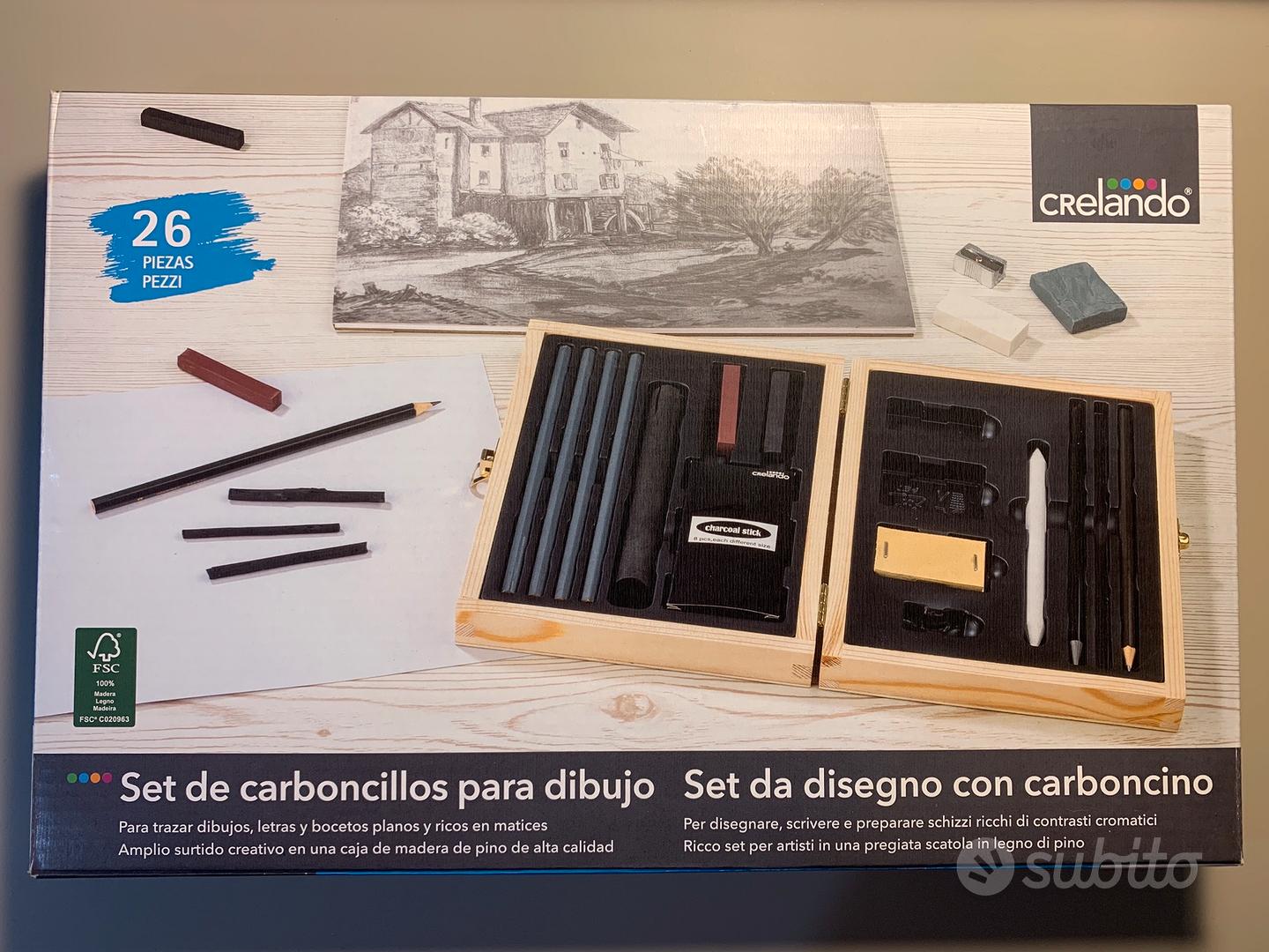 Set da disegno con carboncino - Collezionismo In vendita a Rimini