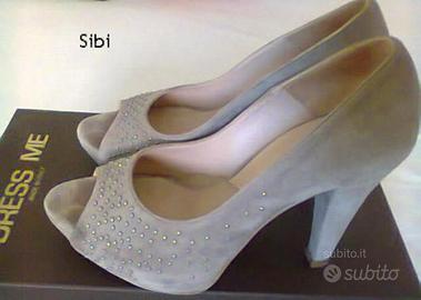 Scarpe decolleté plateau