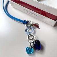 Collana Antica Murrina Venezia con pendenti cuore