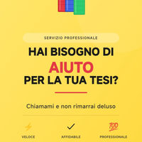 Aiuto stesura tesi area medico scientifica