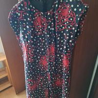 Vestito in seta vintage tg 44/46 