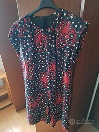 Vestito in seta vintage tg 44/46 