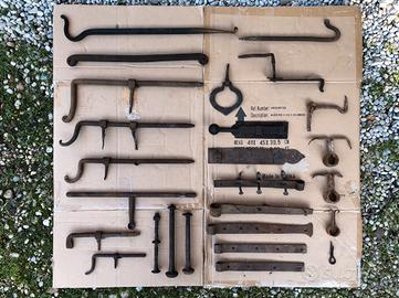 Catenacci, Cerniere, Ganci vintage per porta