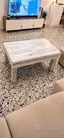 Tavolo basso shabby chic