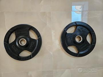 Coppia dischi gommati da 10kg