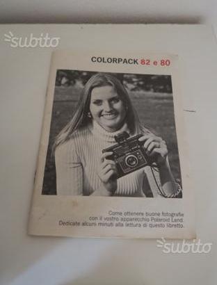 Polaroid Colorpack 80 / 82 1971 Manuale uso italia