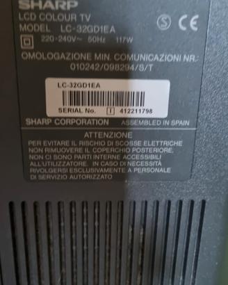 Sharp LC-32GD1E tv 81,3 cm (32) HD