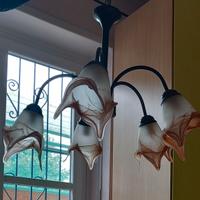 Lampadario e abat jour