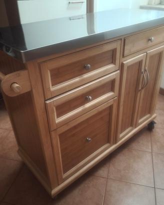 carrello da cucina con ruote