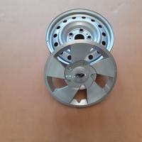Cerchio in ferro + borchia x xuv 500 NUOVO