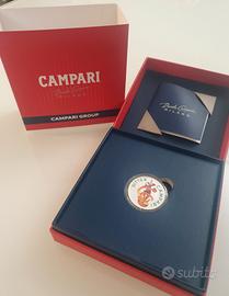 Moneta 4 euro argento Campari 