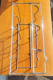 Portabottiglie in acciaio per Frigorifero 