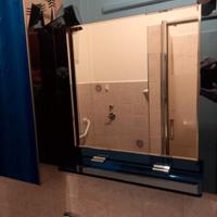 specchio bagno con armadietti 