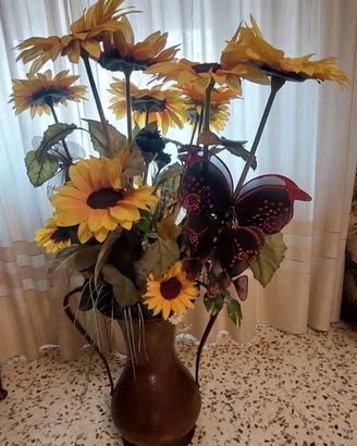 PIANTE DI PLASTICA IN VASI e CESTINI