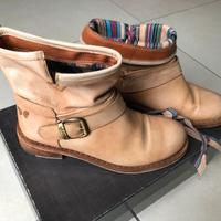 Stivaletti pelle Felmini tronchetto donna 38