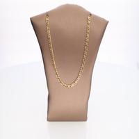 Collana in Oro Giallo 18kt Maglie Occhio di Tigre