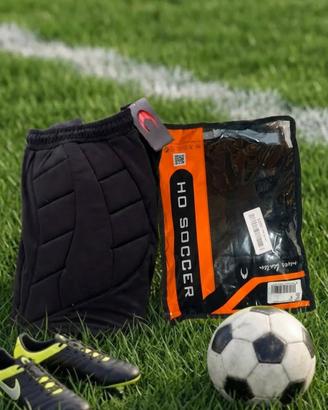 Pantaloni lunghi calcio portiere imbottiture M 