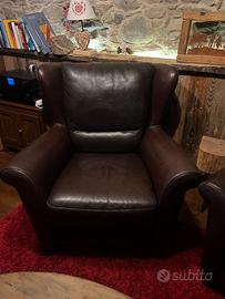 Poltrone Natuzzi (2) con pouf