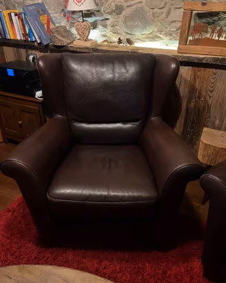 Poltrone Natuzzi (2) con pouf