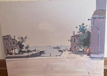 Elio Lazzari, Burano, 50x40mm.