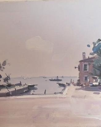 Elio Lazzari, Burano, 50x40mm.