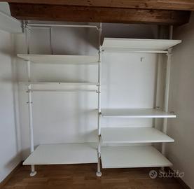 Guardaroba IKEA STOLMEN bianco completo
