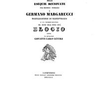 Germano Margarucci Sanseverino elogio funebre