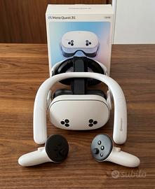 Meta Quest 3S 128GB + cinturino +batteria da collo