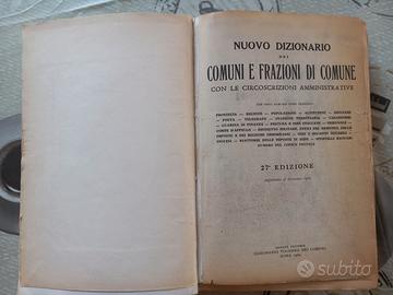 Nuovo Dizionario dei Comuni e Frazioni di Comune