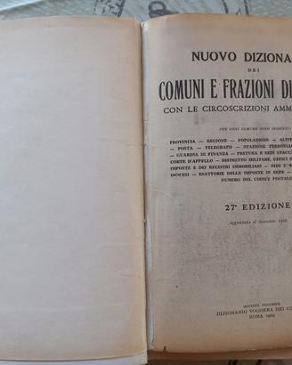 Nuovo Dizionario dei Comuni e Frazioni di Comune