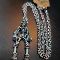 Collana Uomo con Scheletro Snodato MADE IN ITALY