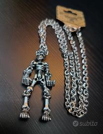 Collana Uomo con Scheletro Snodato MADE IN ITALY