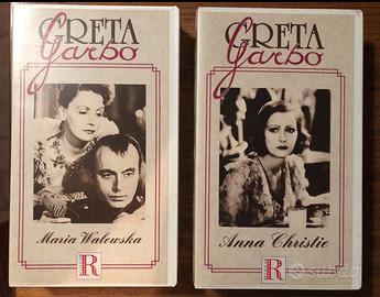 Lotto 2 film VHS Greta Garbo (Walewska / Christie)