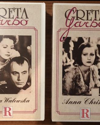Lotto 2 film VHS Greta Garbo (Walewska / Christie)