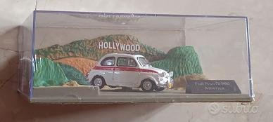 diorama FIAT  nuova 500 america 1:43