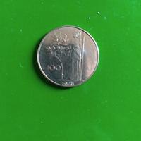 moneta da 100 lire del 1978