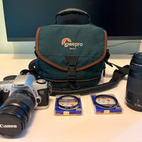 Canon EOS 500n, zoom 75-300 e accessori