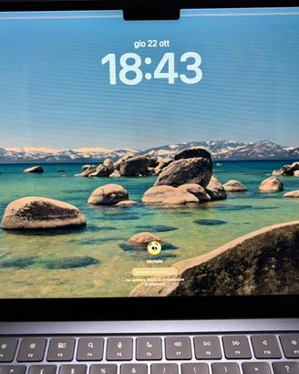 Macbook M2 A2681 2022 LCD rotto.