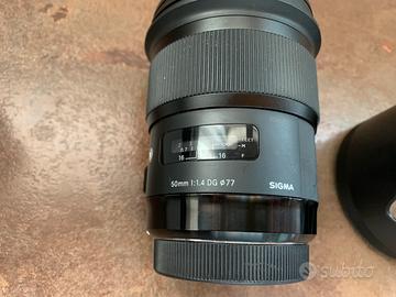 Obiettivo sigma f 1.4 art