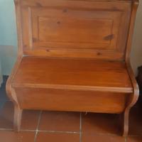 Cassapanca seminuova con contenitore