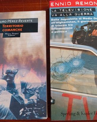 2 libri giornalismo in guerra e  televisione