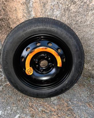 Ruotino 135 80 r14 spare tyre per fiat 500