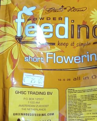 Concime Feeding granulare per piante autofiorenti
