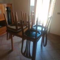 Cucina piccolo soggiorno tavolo sedie