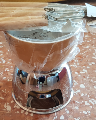 Cioccolatiera in ceramica MAI USATA