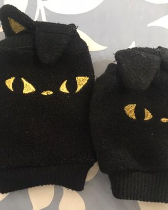 Guanti Mushi a forma di gattino