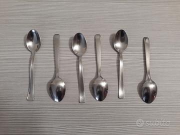 Cucchiaini da dessert, frutta o cappuccino, 6 pz.