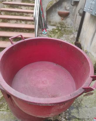 MASTELLO PER VINACCIA  IN PLASTICA 150 lt.