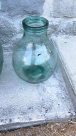 damigiana verde 12 litri bocca larga 