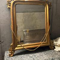 Specchio antico dorato